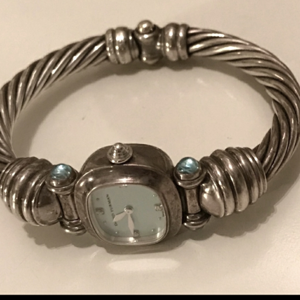 David Yurman Cable Blue Topaz Watch